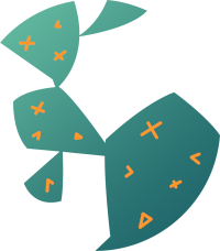Cactus Counselling logo: prickly pear
